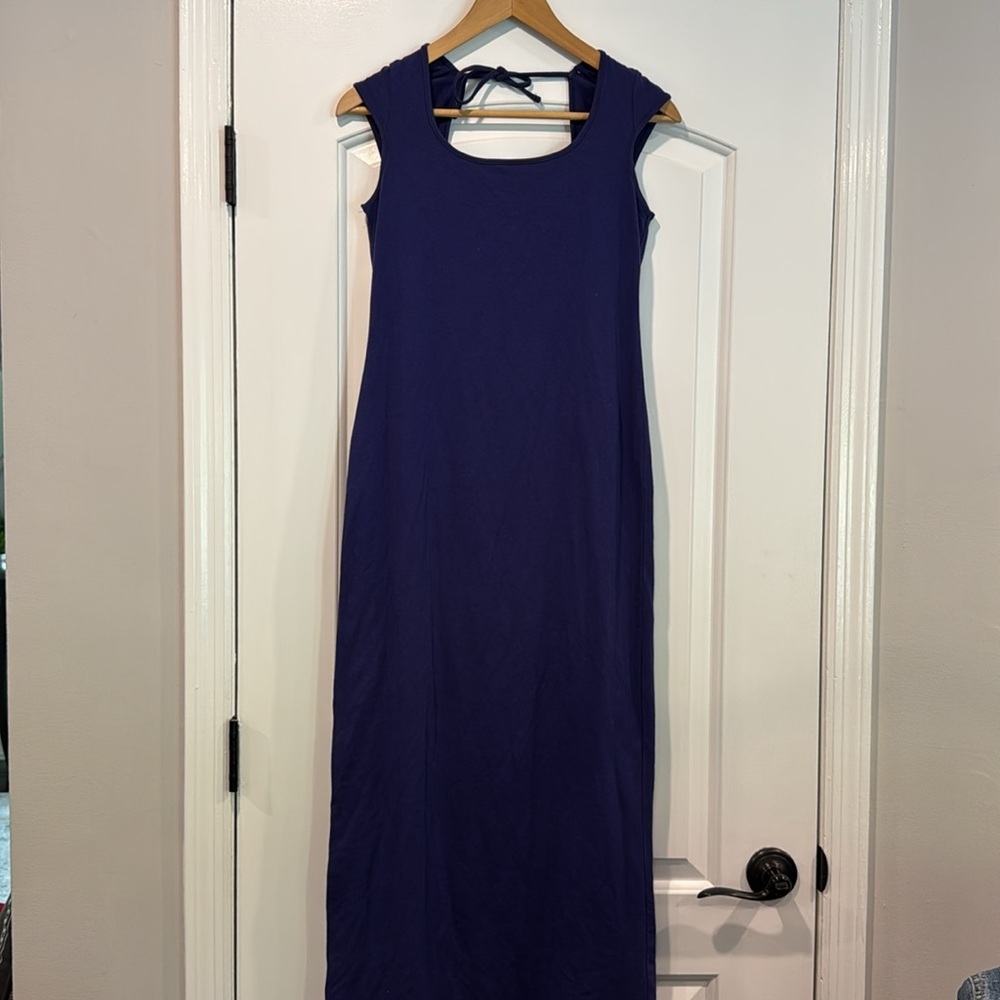 New York & Company Deep Purple Sleeveless Casual Dress Size XS